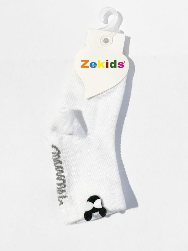 Kız Çocuk Pamuklu Petek Kumaş Fiyonklu Soket Çorap