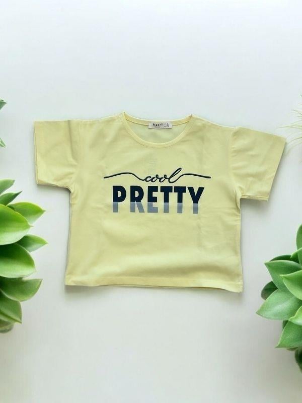 Kız Çocuk Pamuklu Pretty Taytlı Takım