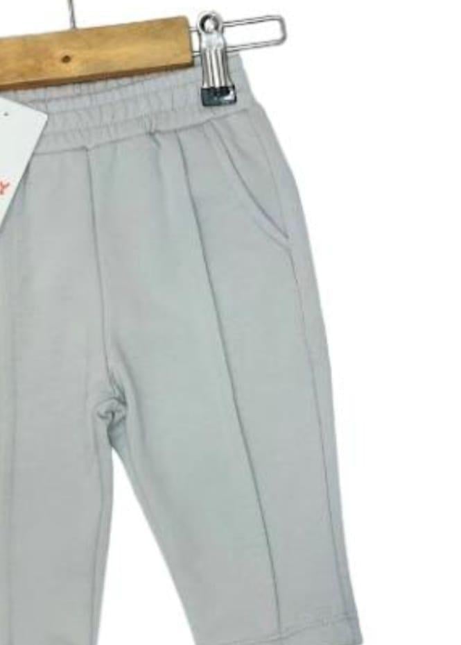 Kız Çocuk Pamuklu Şardonlu Eşofman Alt