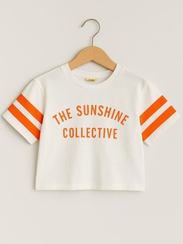 Kız Çocuk Pamuklu Şortlu Takım