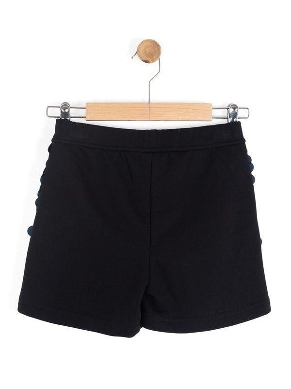 Kız Çocuk Pamuklu Tasarım Pullu Şort Etek