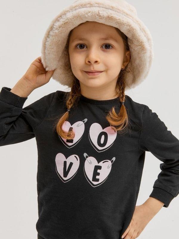 Kız Çocuk Peluş Şapka