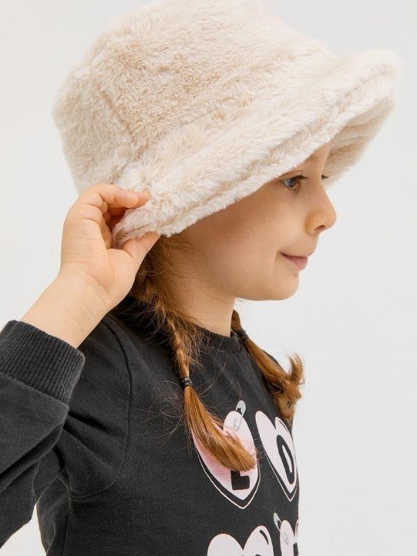 Kız Çocuk Peluş Şapka