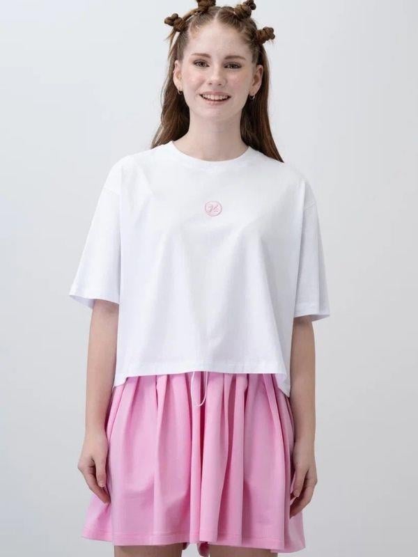 Kız Çocuk Pileli Şort T-shirt Tasarım Takım