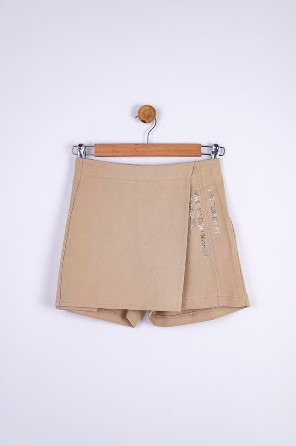 Kız Çocuk Power Art Anvelop Şort Etek