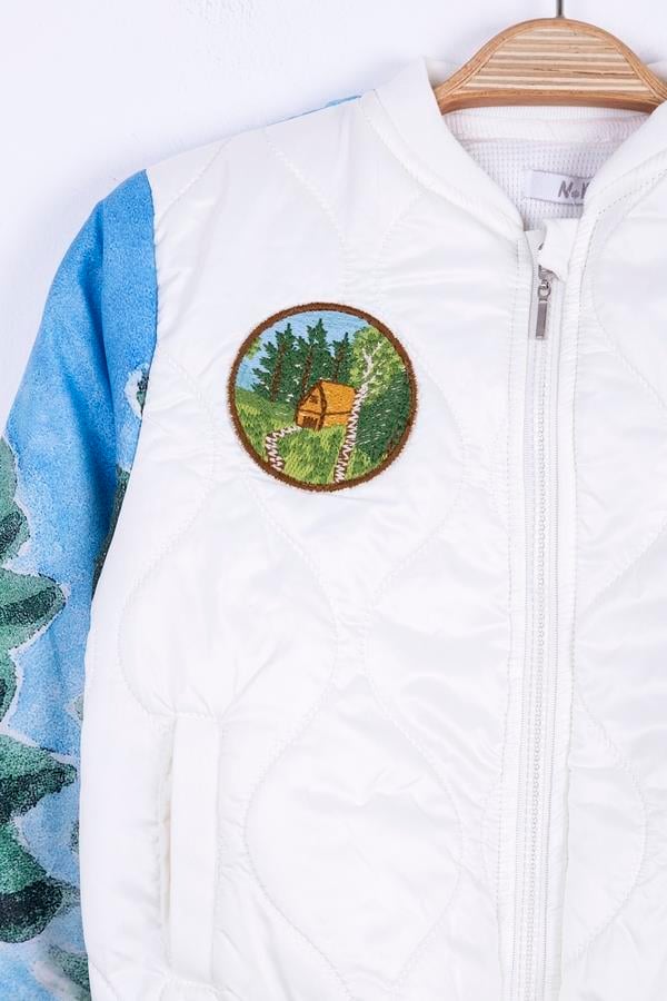 Kız Çocuk Sırtıı Resim Detaylı Grande Mont