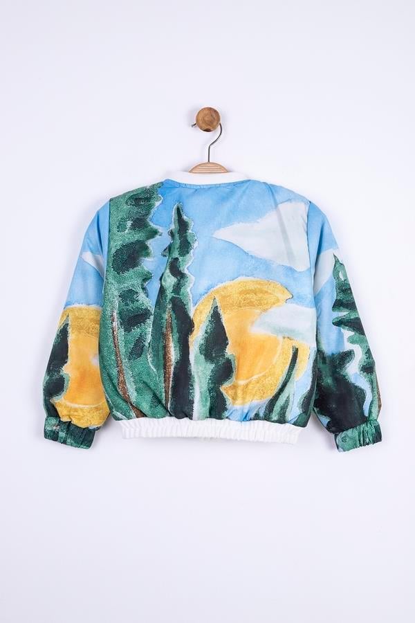 Kız Çocuk Sırtıı Resim Detaylı Grande Mont