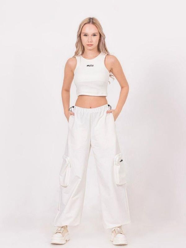 Kız Çocuk Stoper Paça Cepli Pantolon