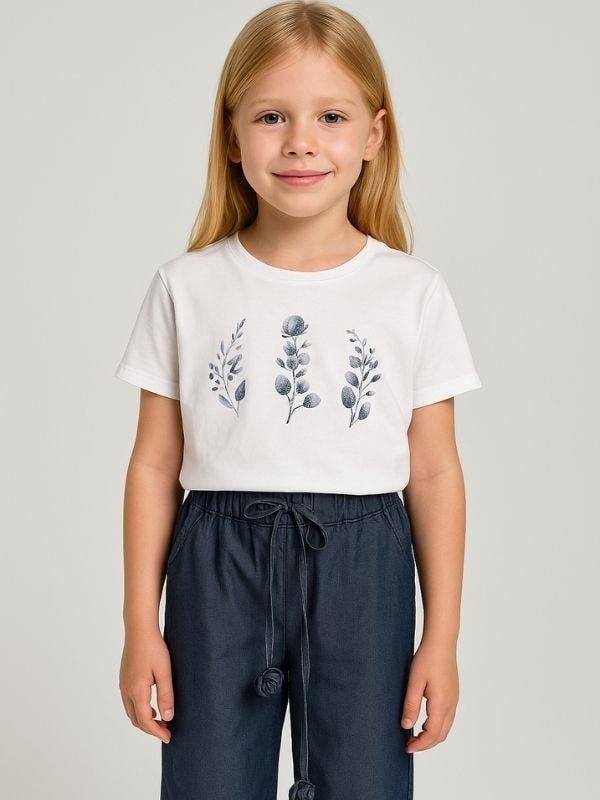 Kız Çocuk T-shirt Pantolonlu Takım