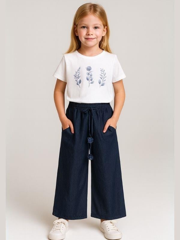 Kız Çocuk T-shirt Pantolonlu Takım