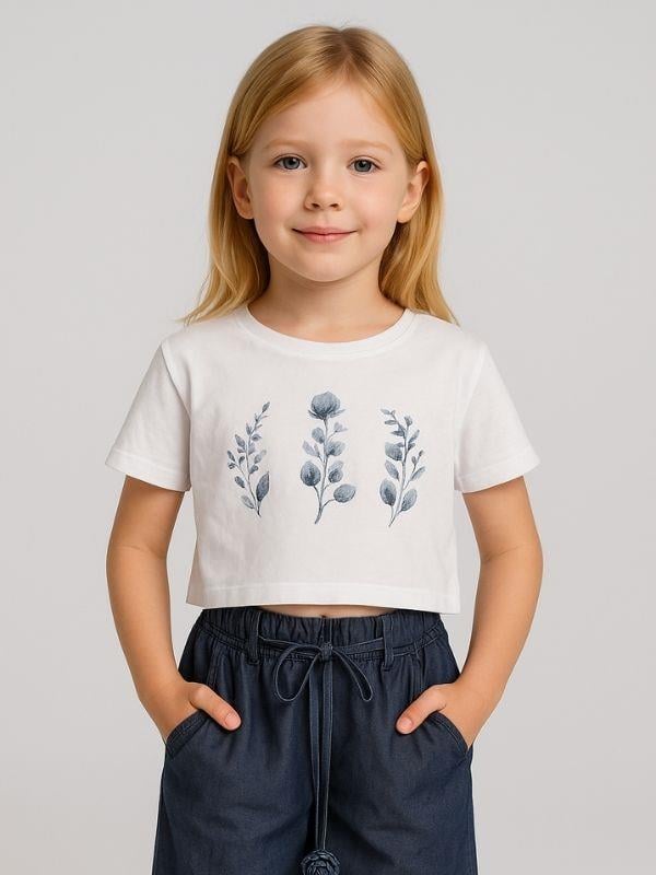 Kız Çocuk T-shirt Pantolonlu Takım