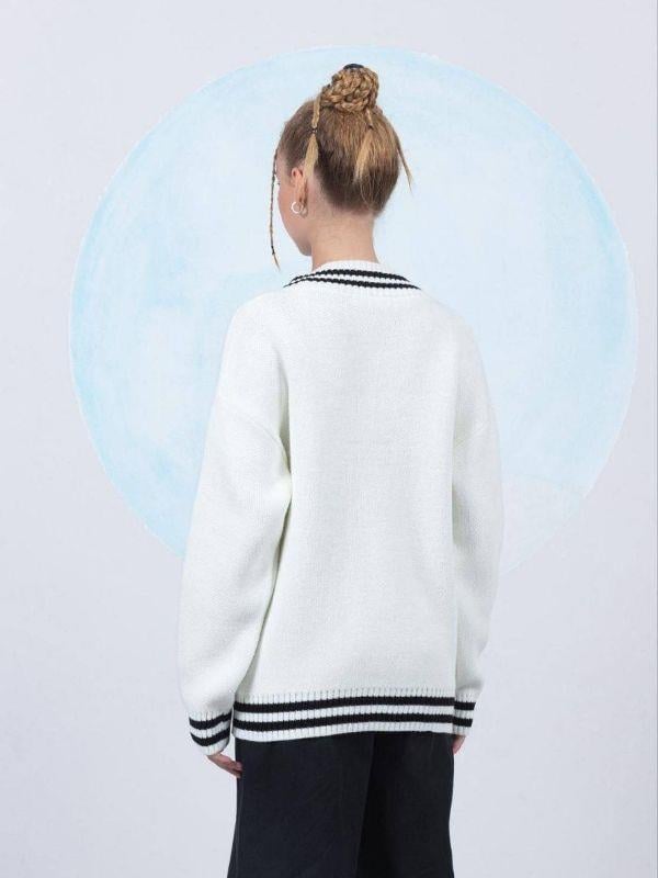 Kız Çocuk Triko Düğmeli Kolej Hırka