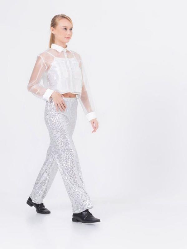 Kız Çocuk Tül Bluzlu 2 li Gömlek