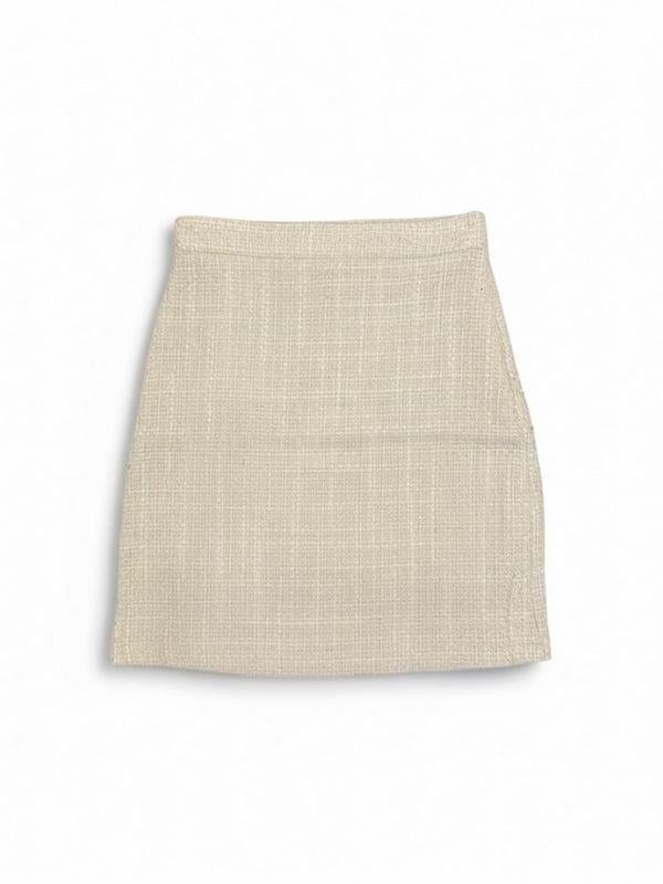 Kız Çocuk Tüvit Kumaş Simli Etek