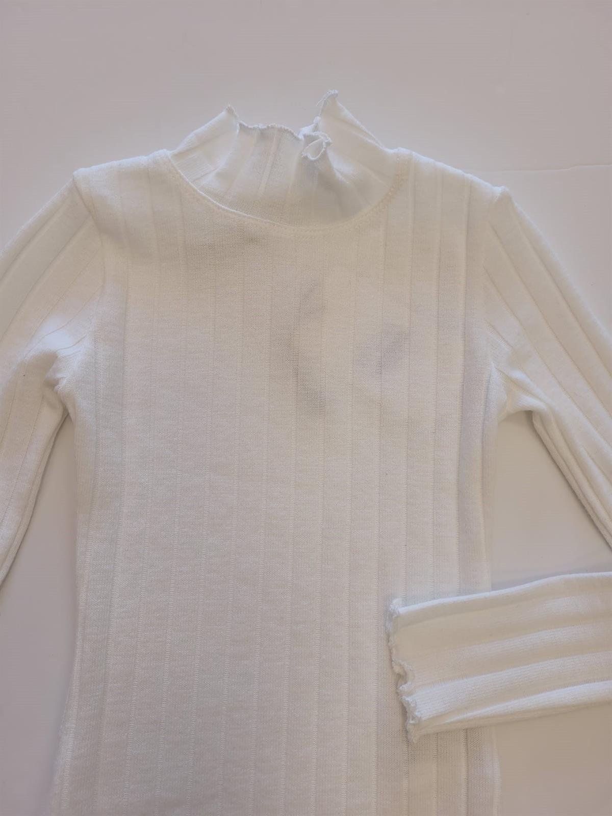 Kız Çocuk Yarım Balıkçı Fitilli Crop Bluz