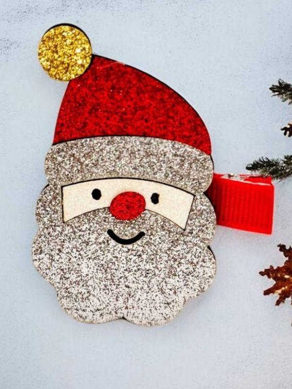 Kız Çocuk Yılbaşı Temalı Figürlü Çocuk Pens Toka