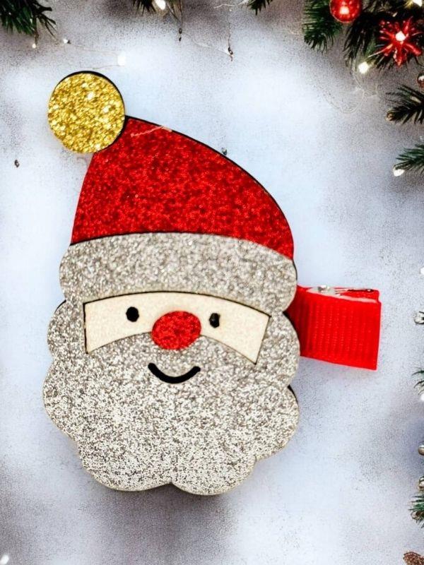 Kız Çocuk Yılbaşı Temalı Figürlü Çocuk Pens Toka