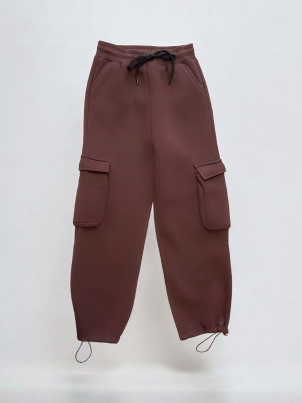 Kız Çocuk Yüksek Bel Ayarlanabilir Paça Eşofman Altı