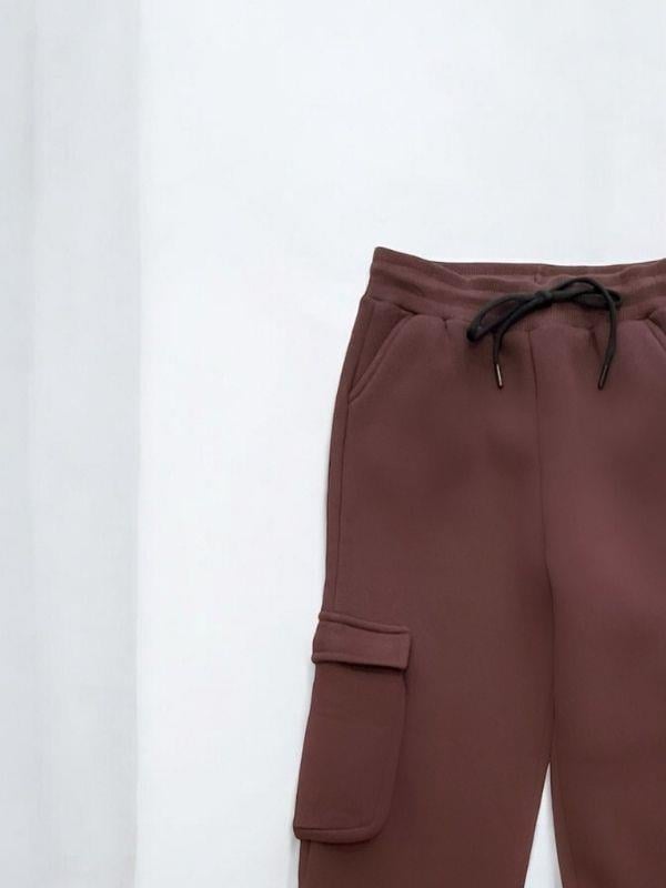 Kız Çocuk Yüksek Bel Ayarlanabilir Paça Eşofman Altı