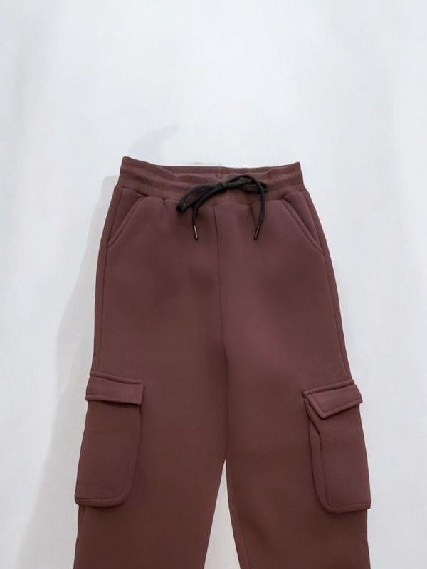 Kız Çocuk Yüksek Bel Ayarlanabilir Paça Eşofman Altı