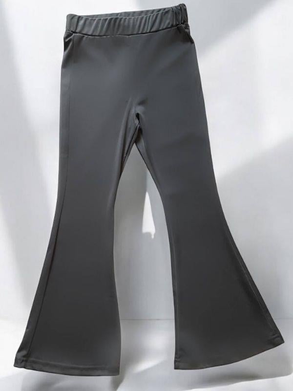 Kız Çocuk Yüksek Bel İspanyol Paça Tayt Pantolon