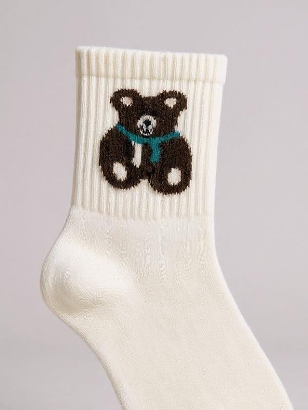 Pamuklu Ayıcıklı Çorap (36-40 Numara)