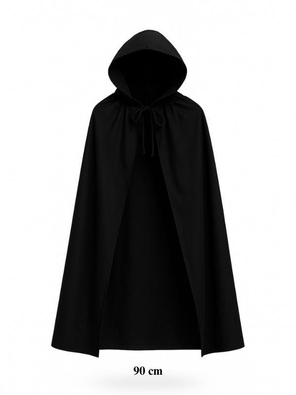 Siyah Kapüşonlu Pelerin(90cm)