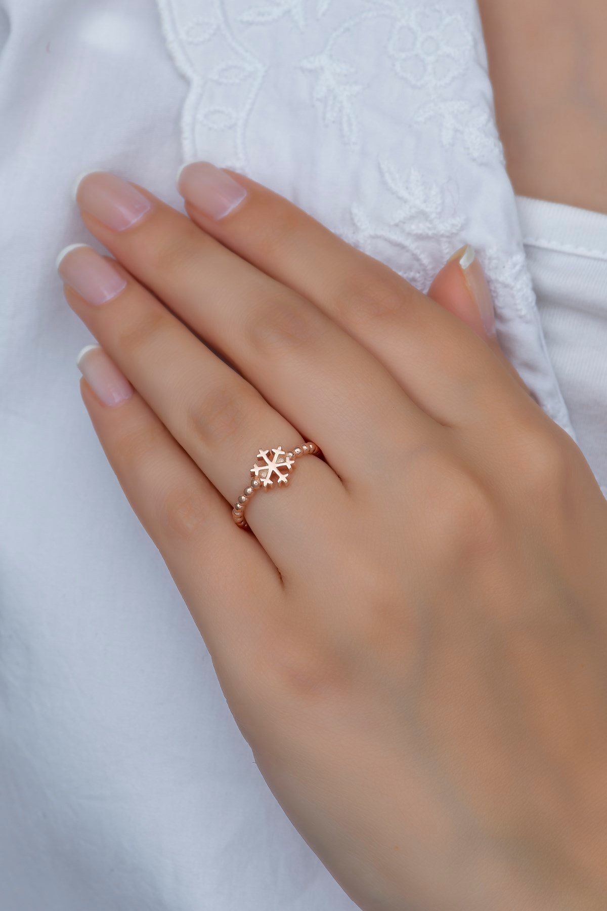 925 Ayar Ayarlanabilir Sade Kartanesi Gümüş Yüzük