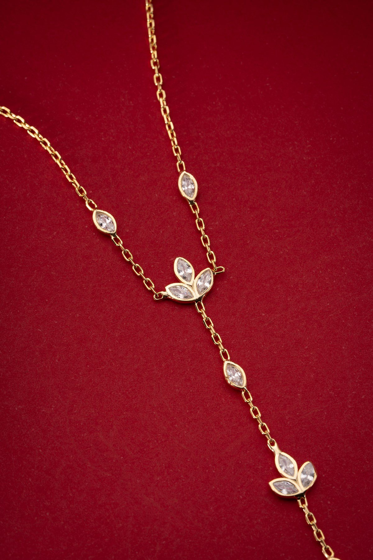 925 Ayar Gümüş Gold Kaplama 3'Lü Lotus Çiçeği Model Şahmeran Bileklik 