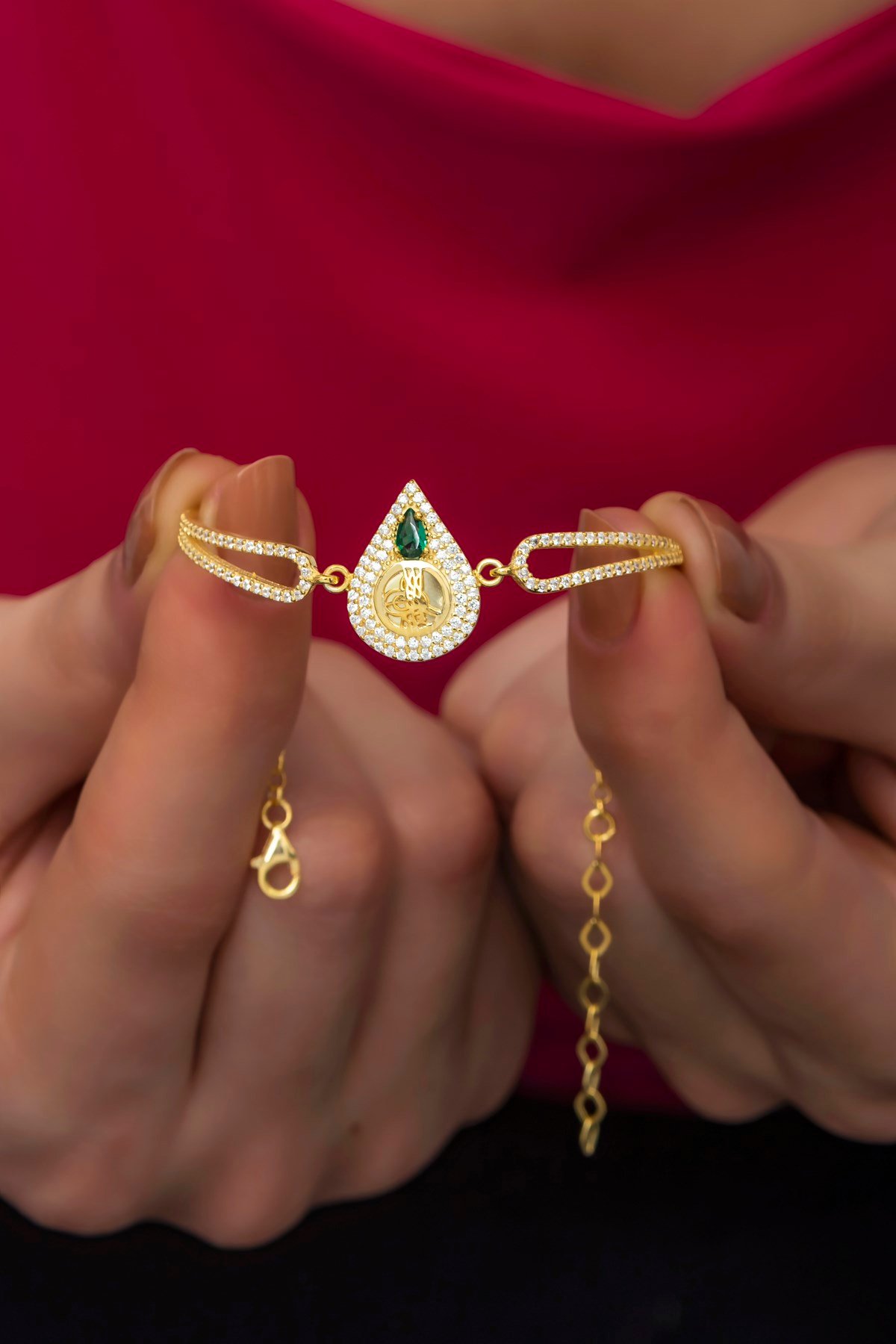 925 Ayar Gümüş Kelepçe Model Osmanlı Tuğralı Bileklik