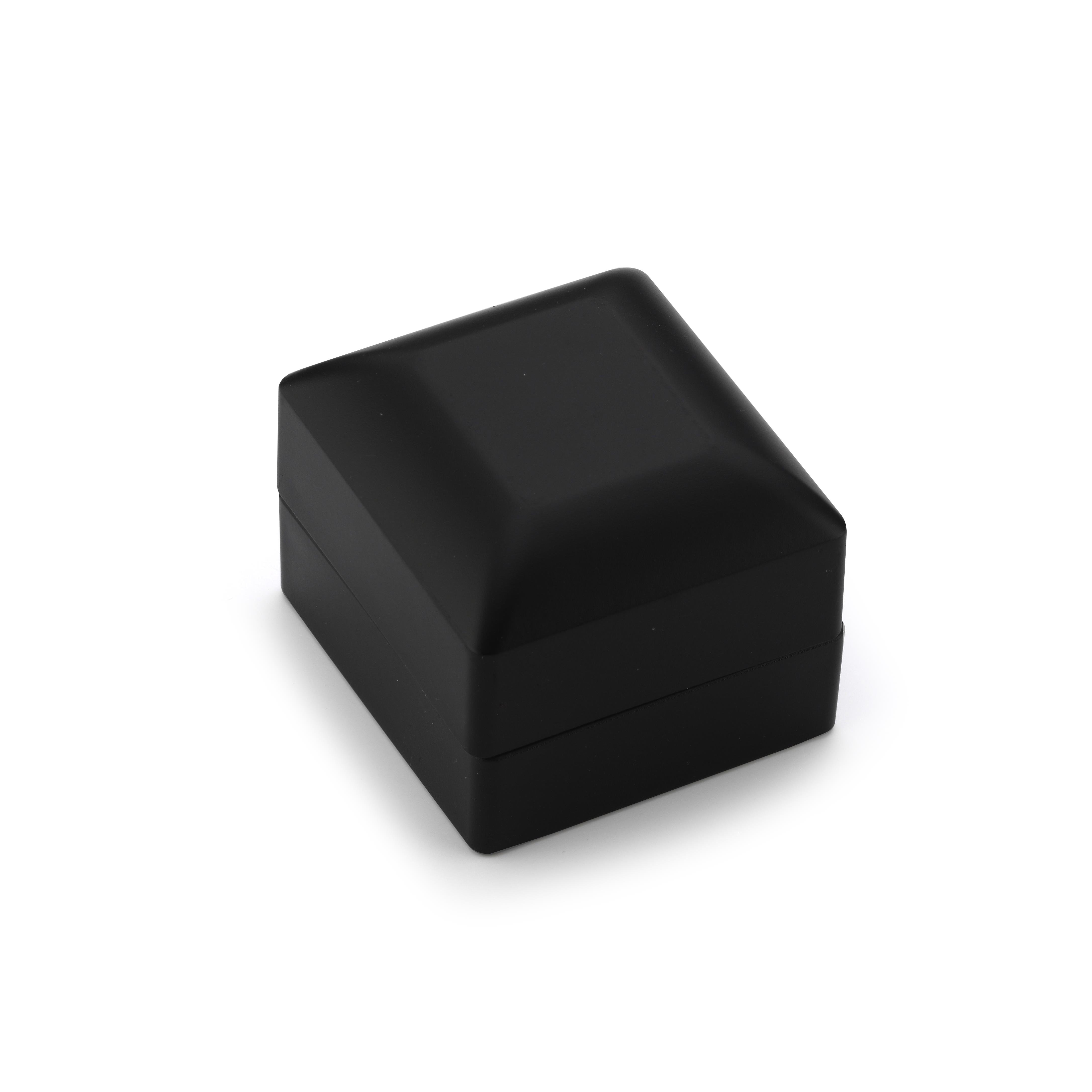 Işıklı Siyah Renk Yüzük Kutusu Şık ışıklı Hediye Kutusu