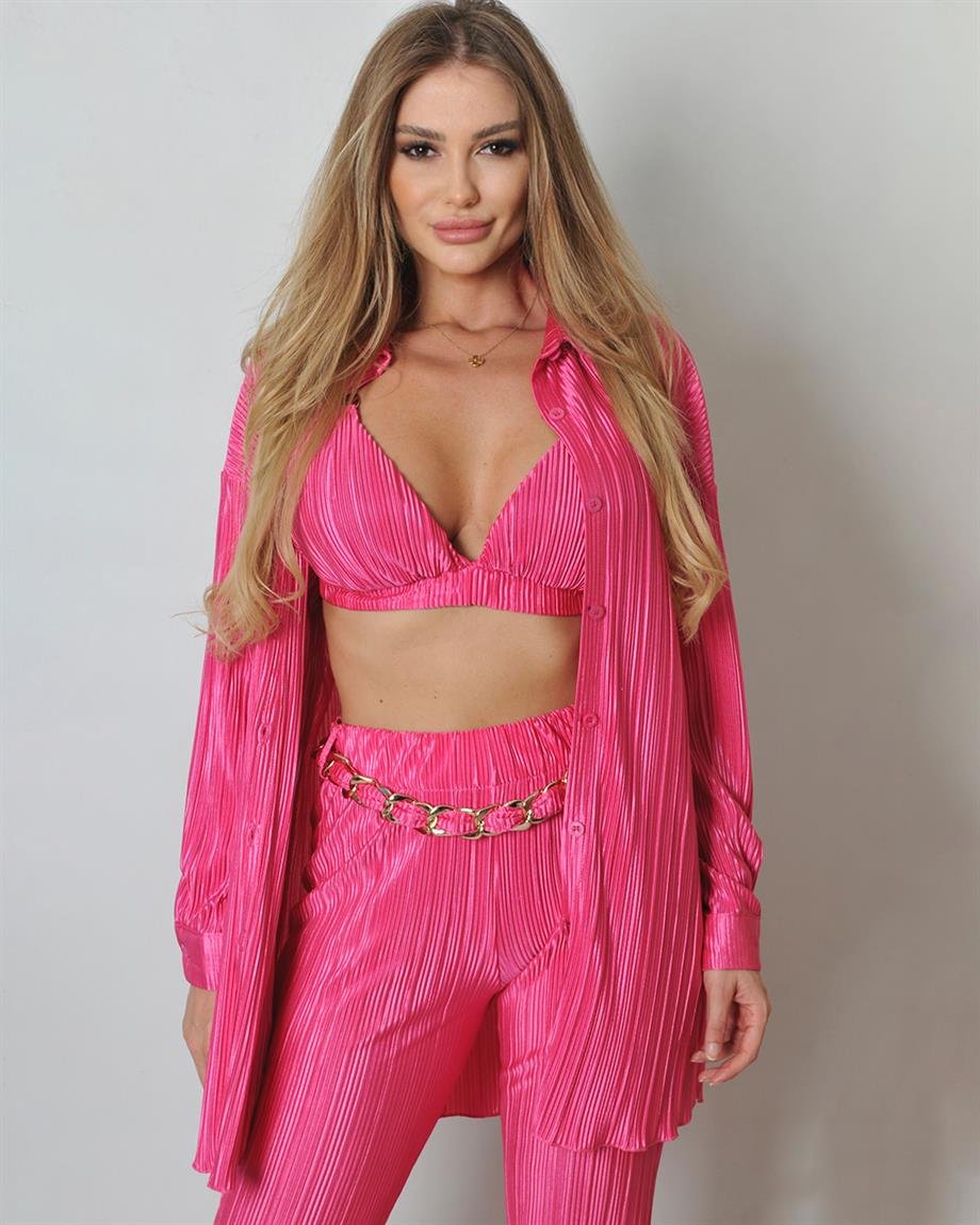 Pembe pilise Gömlek