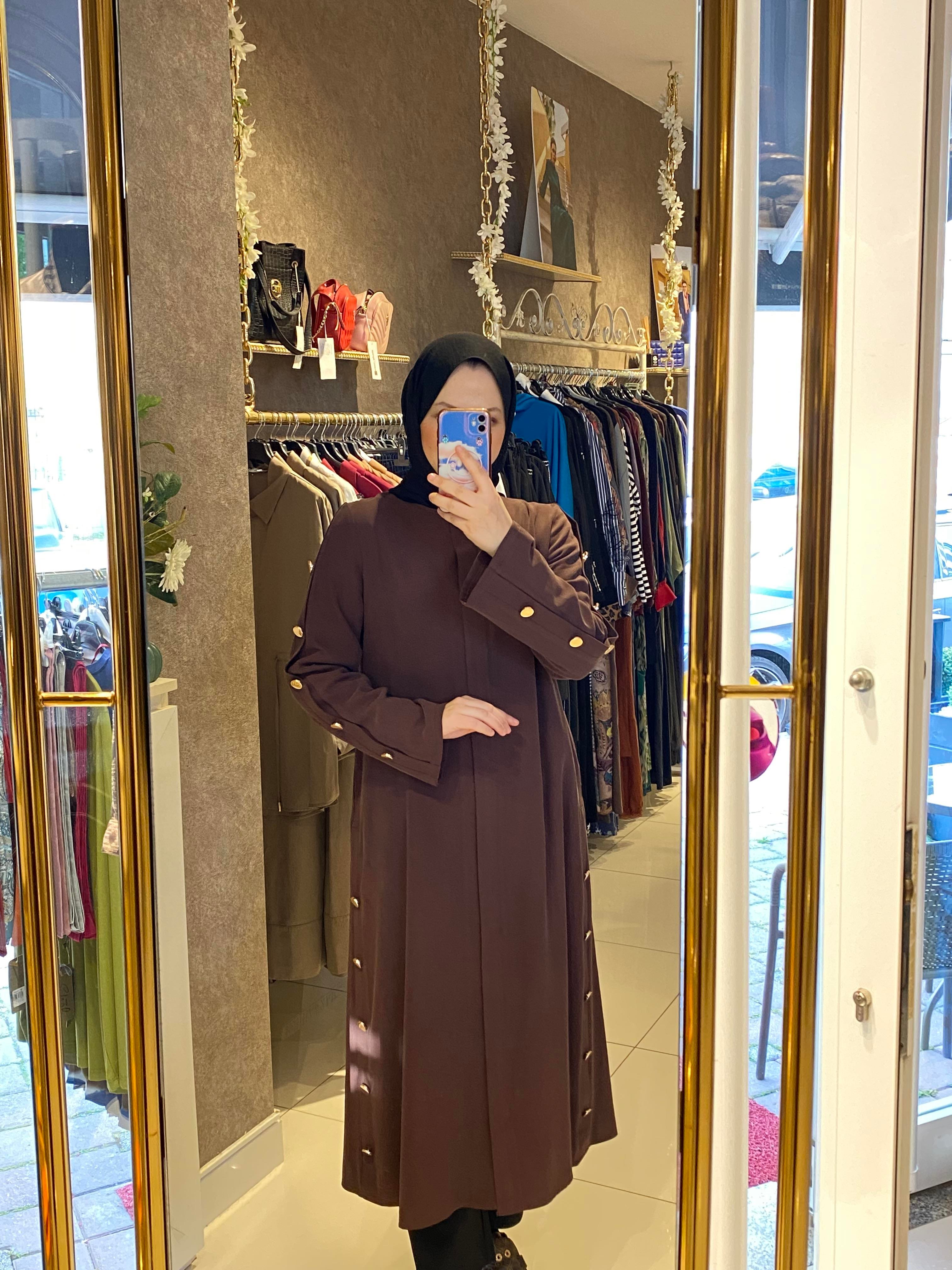 Beyza tencel kap kahve