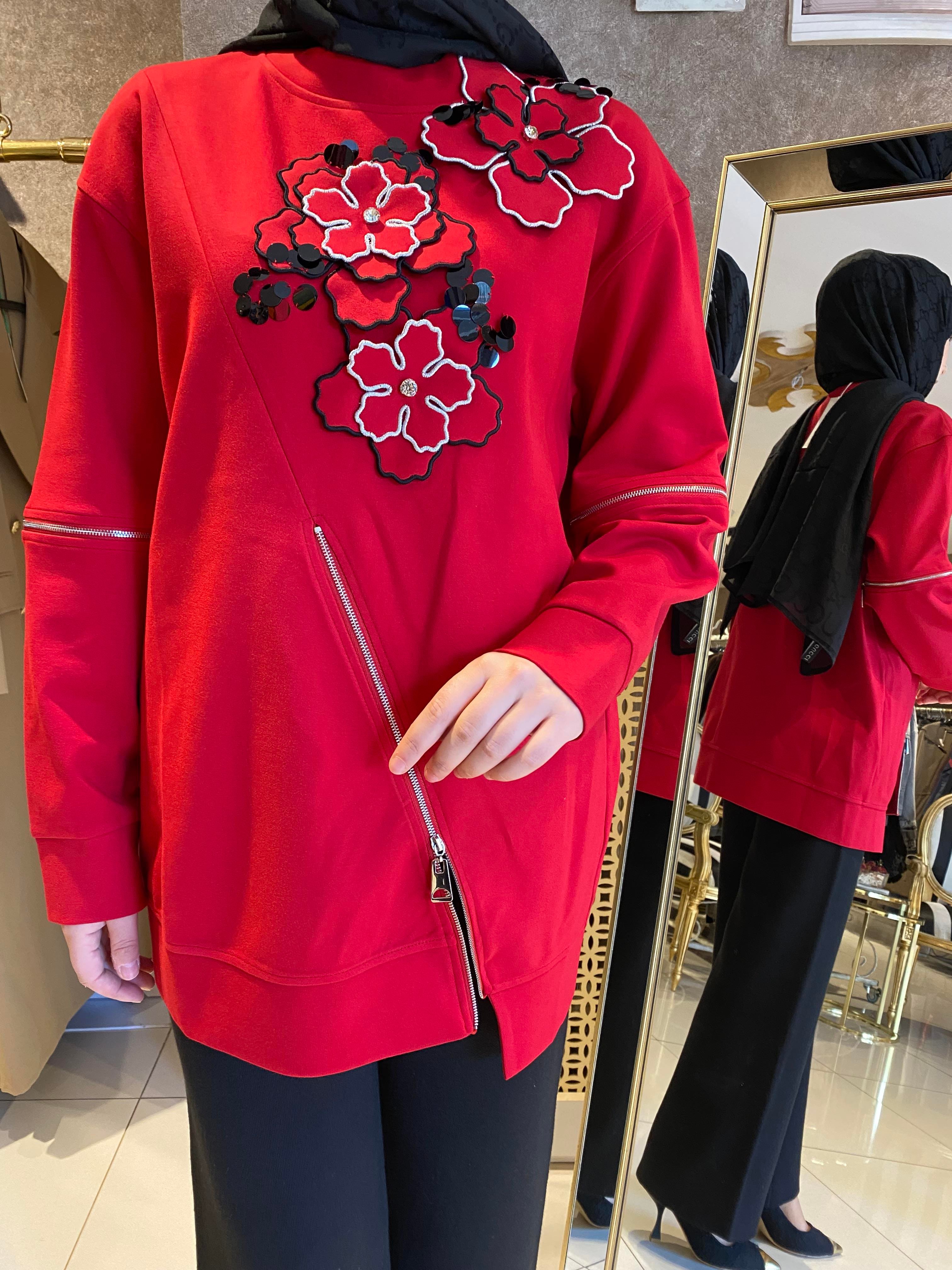 GARDE SWEAT BORDO