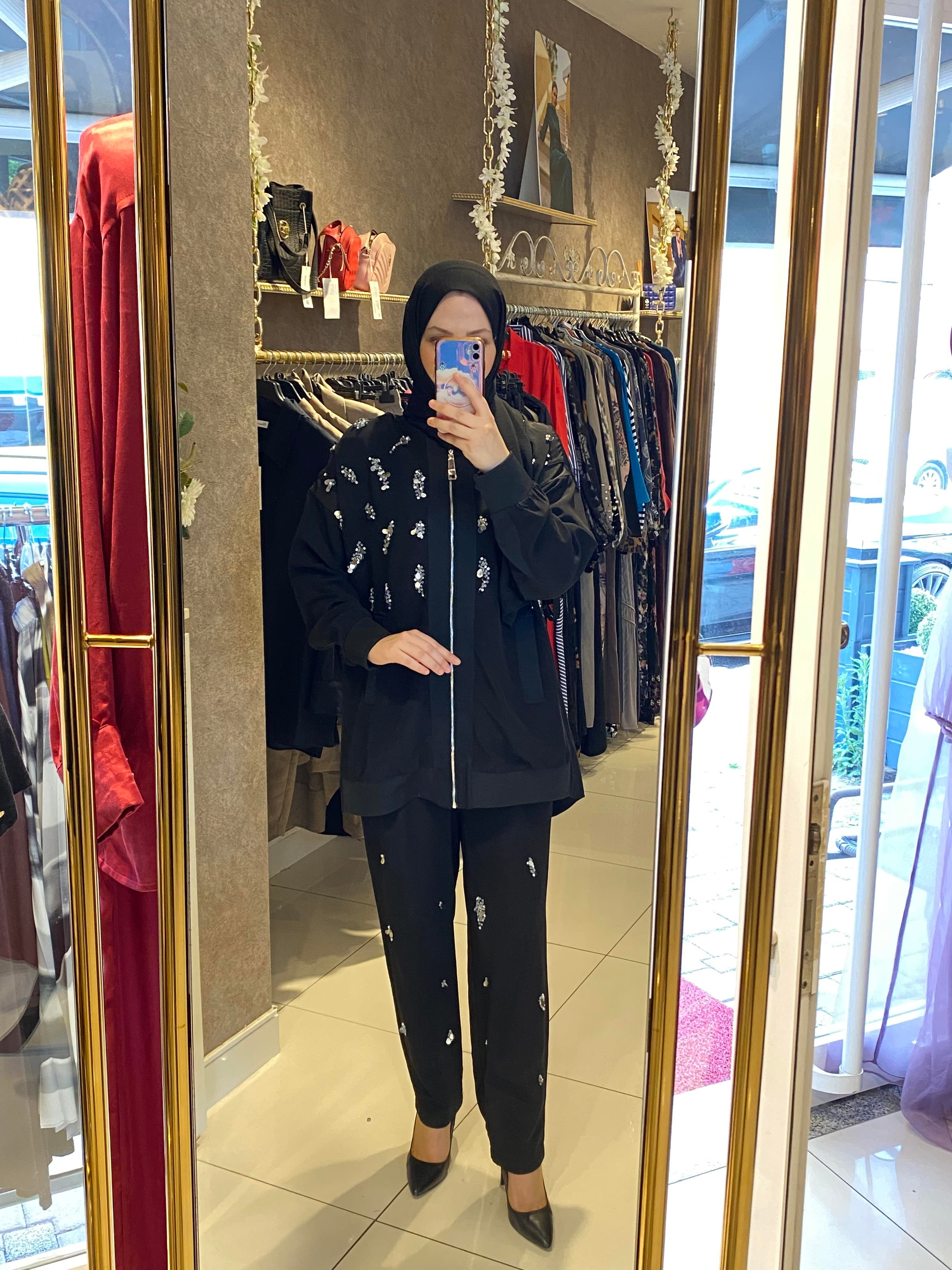 Missemramis zıpper casual takım 