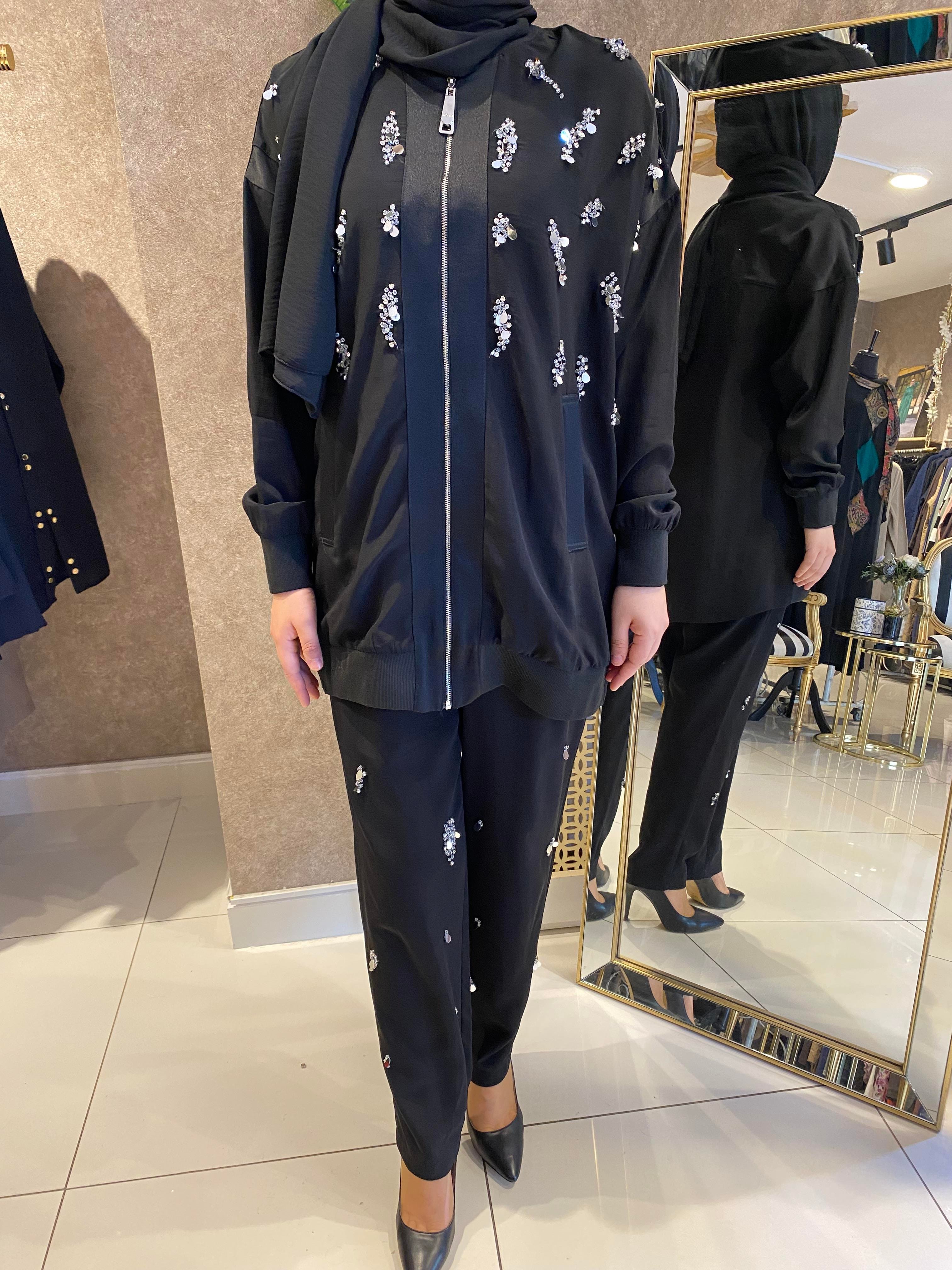 Missemramis zıpper casual takım 