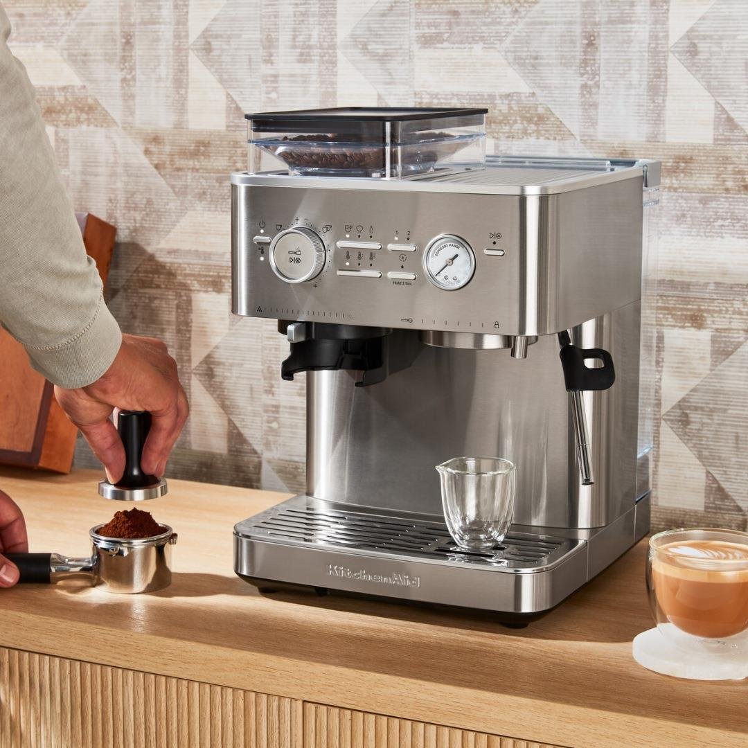 KitchenAid Yarı Otomatik Öğütücülü Espresso Makinesi - 5KES6551