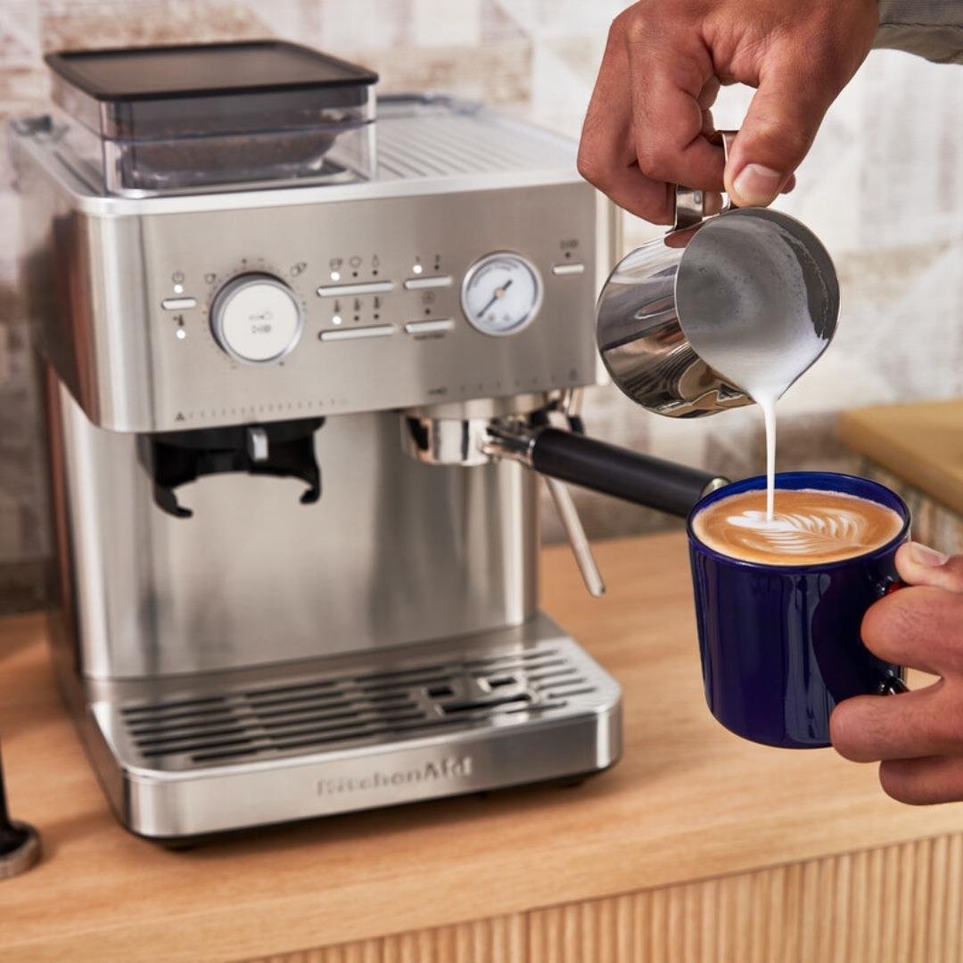 KitchenAid Yarı Otomatik Öğütücülü Espresso Makinesi - 5KES6551