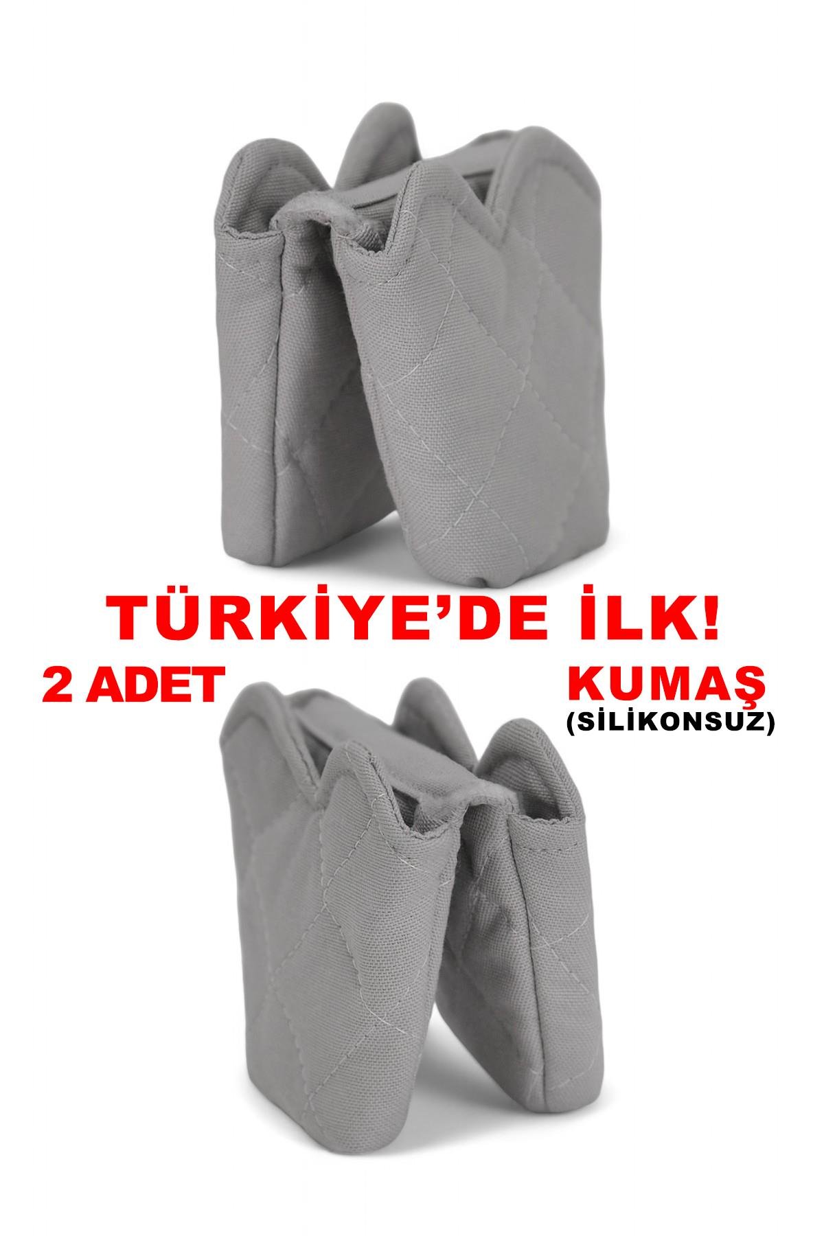 Crab Isıya Dayanıklı Kumaş Fırın Tutacağı Tutacak Modelleri Silikon Değil (2 ADET TUTACAK)