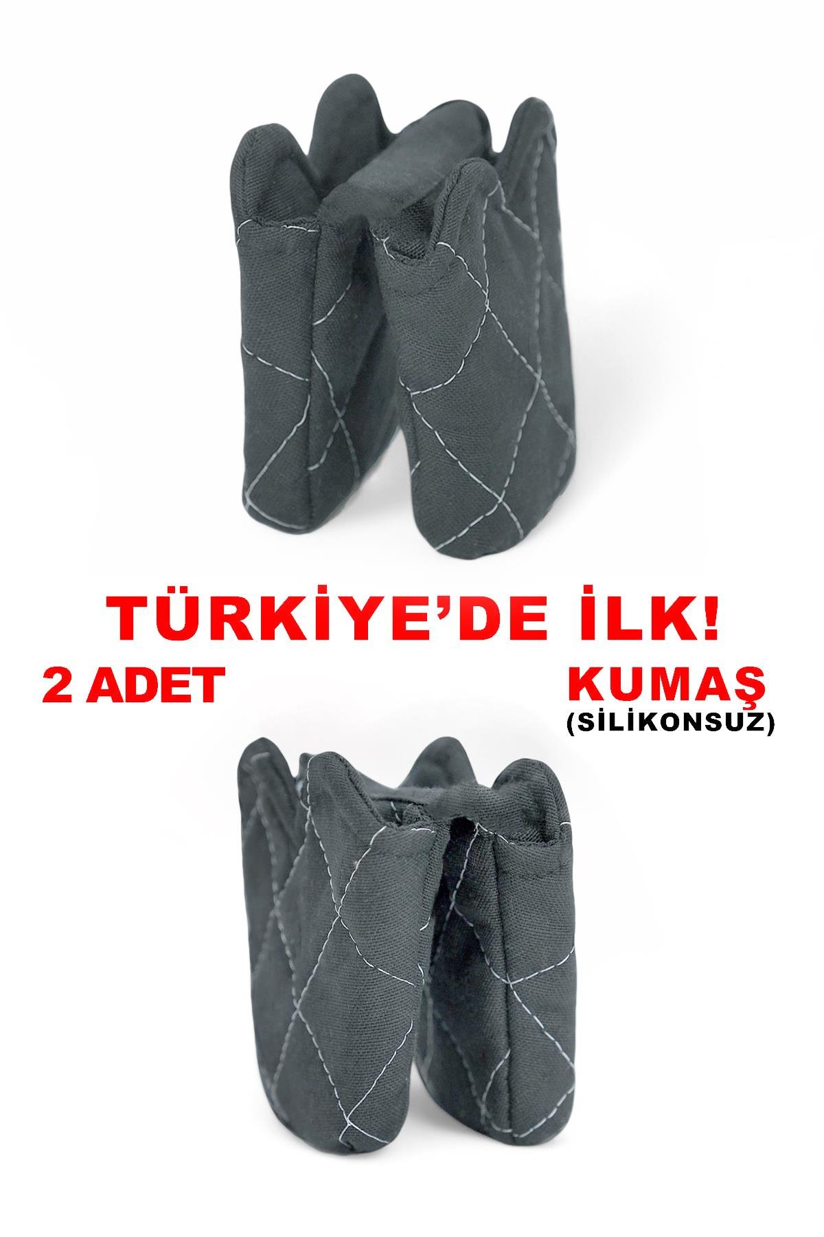 Crab Isıya Dayanıklı Kumaş Fırın Tutacağı Tutacak Modelleri Silikon Değil (2 ADET TUTACAK)