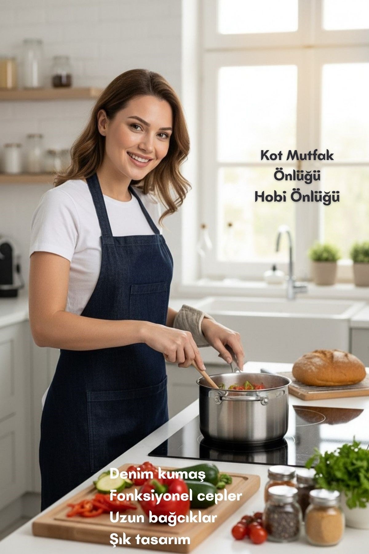 Kot Mutfak Önlüğü Hobi Önlüğü