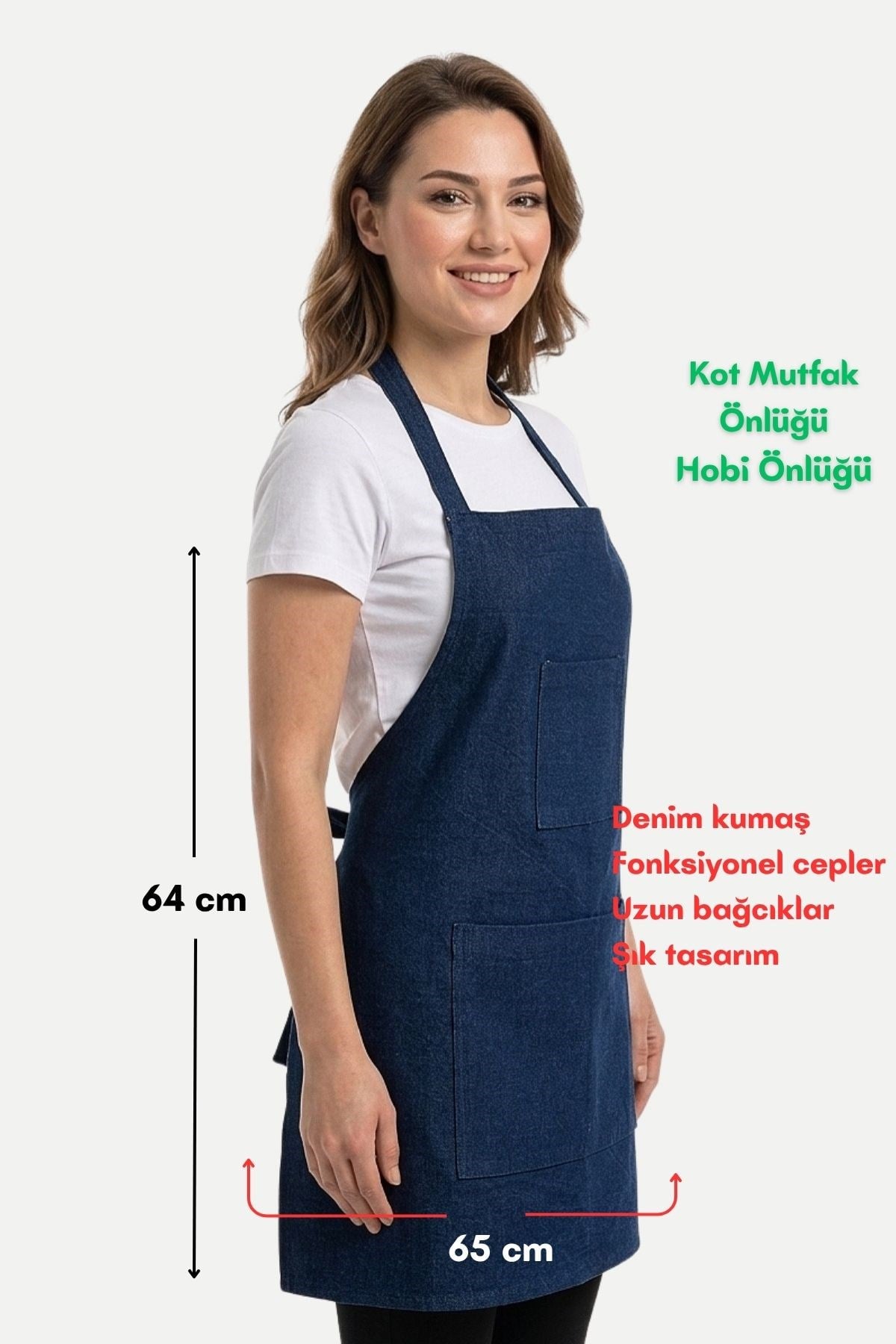 Kot Mutfak Önlüğü Hobi Önlüğü