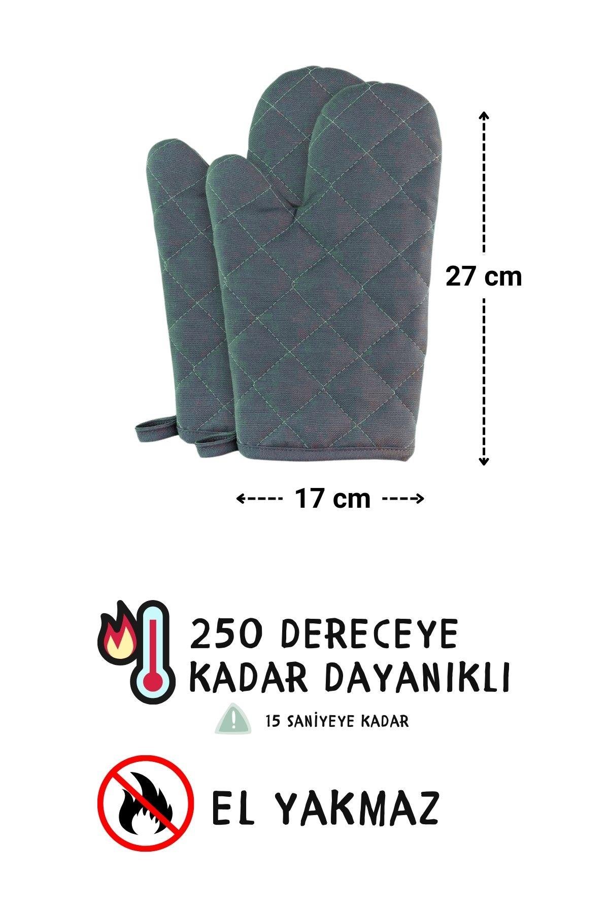 Simple 3lü Set Ayar Askılı Cepli Mutfak Önlüğü Seti (2 ELDİVEN) Şef Garson Kafe Aşçı Barista