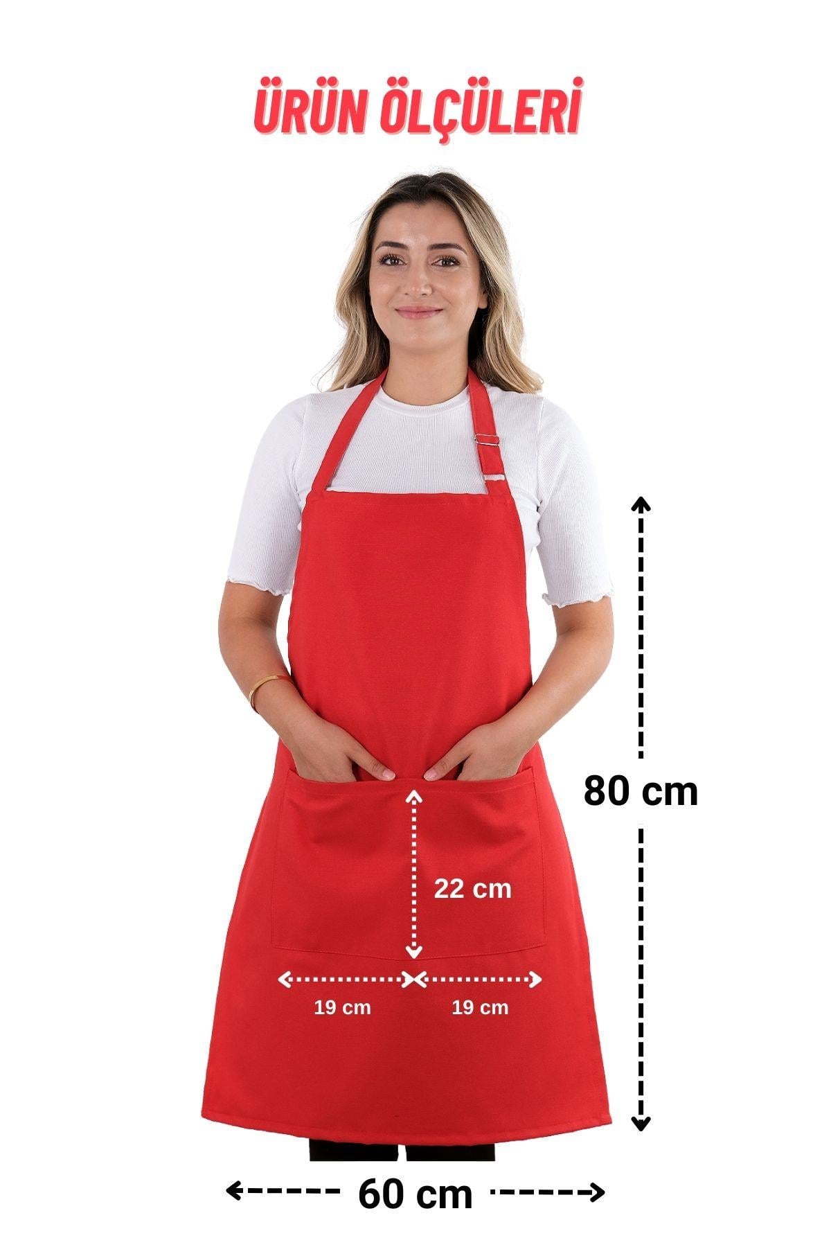 Simple 3lü Set Ayar Askılı Mutfak Önlüğü Seti (ELDİVEN, TUTACAK)