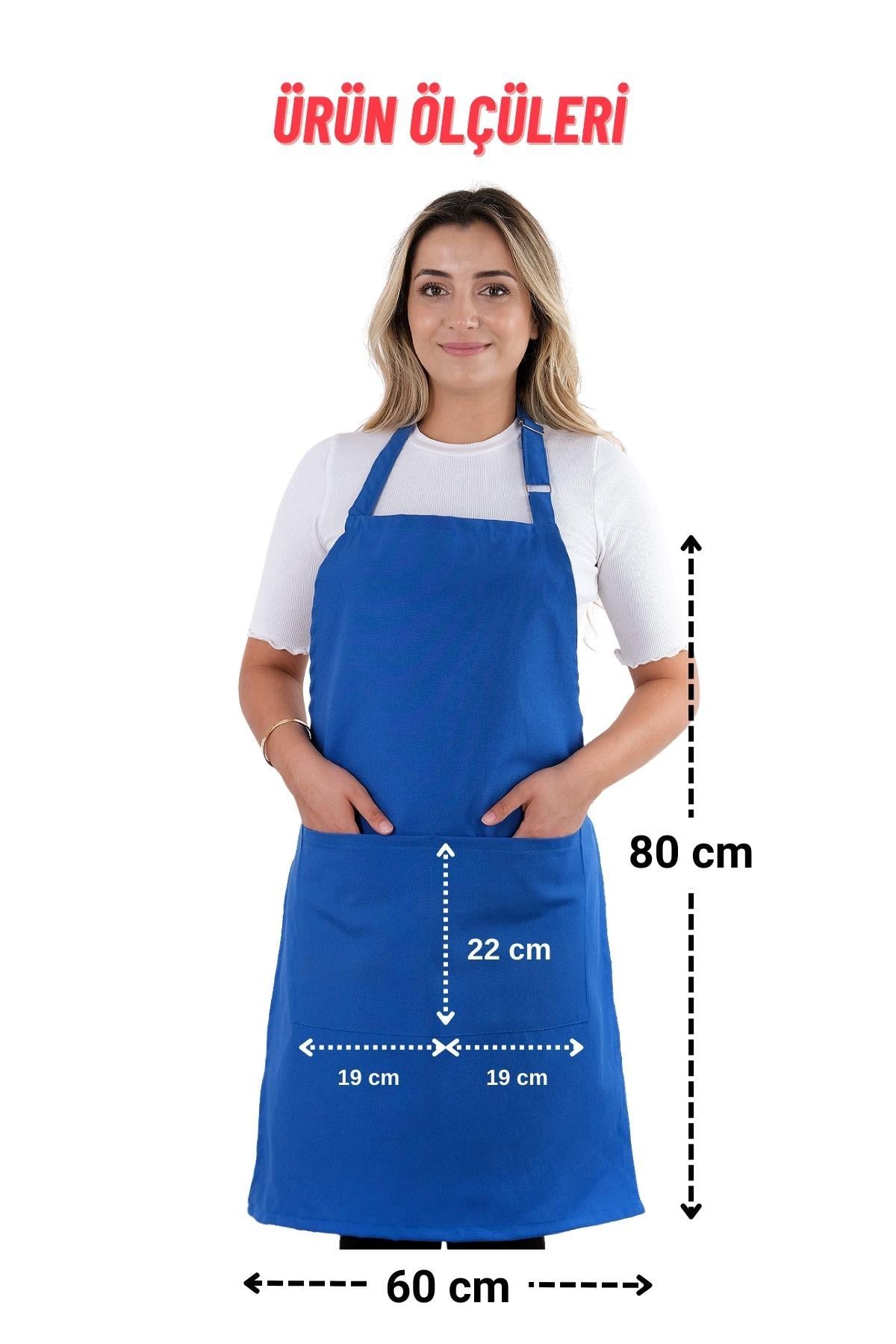 Simple 3lü Set Ayar Askılı Mutfak Önlüğü Seti (ELDİVEN, TUTACAK)