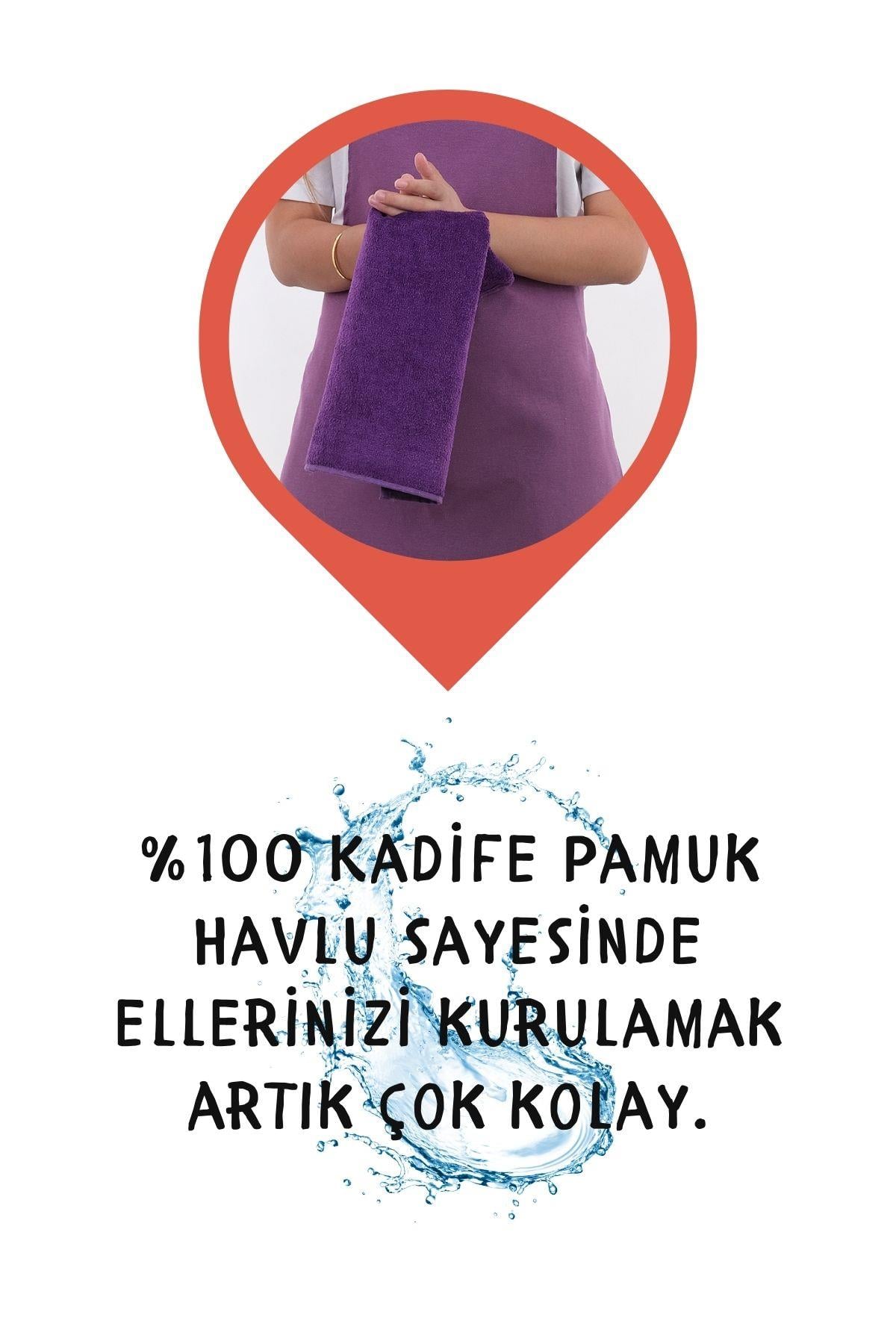 Star ayar askılı havlulu mutfak önlüğü seti (Havlulu önlük)