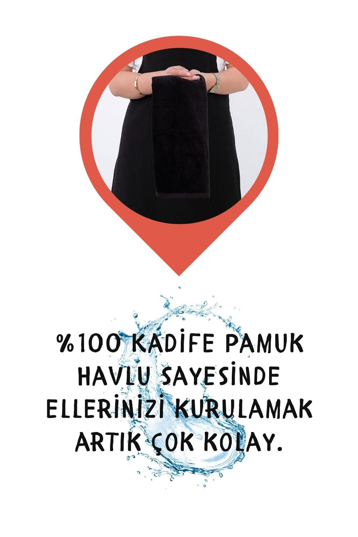 Star ayar askılı havlulu mutfak önlüğü seti (Havlulu önlük)