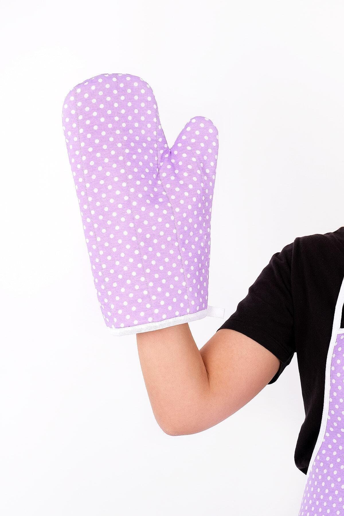 Trendy 3lü Set Sıvı Su Geçirmez Mutfak Önlüğü, Isıya Dayanıklı Fırın Eldiveni Ve Tutacak Takımı