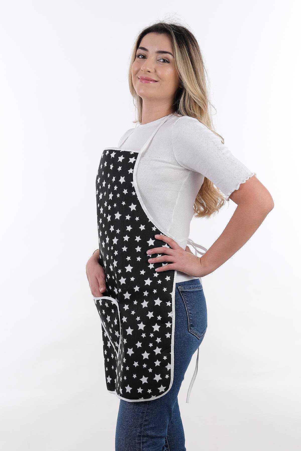 Trendy 3lü Set Sıvı Su Geçirmez Mutfak Önlüğü, Isıya Dayanıklı Fırın Eldiveni Ve Tutacak Takımı