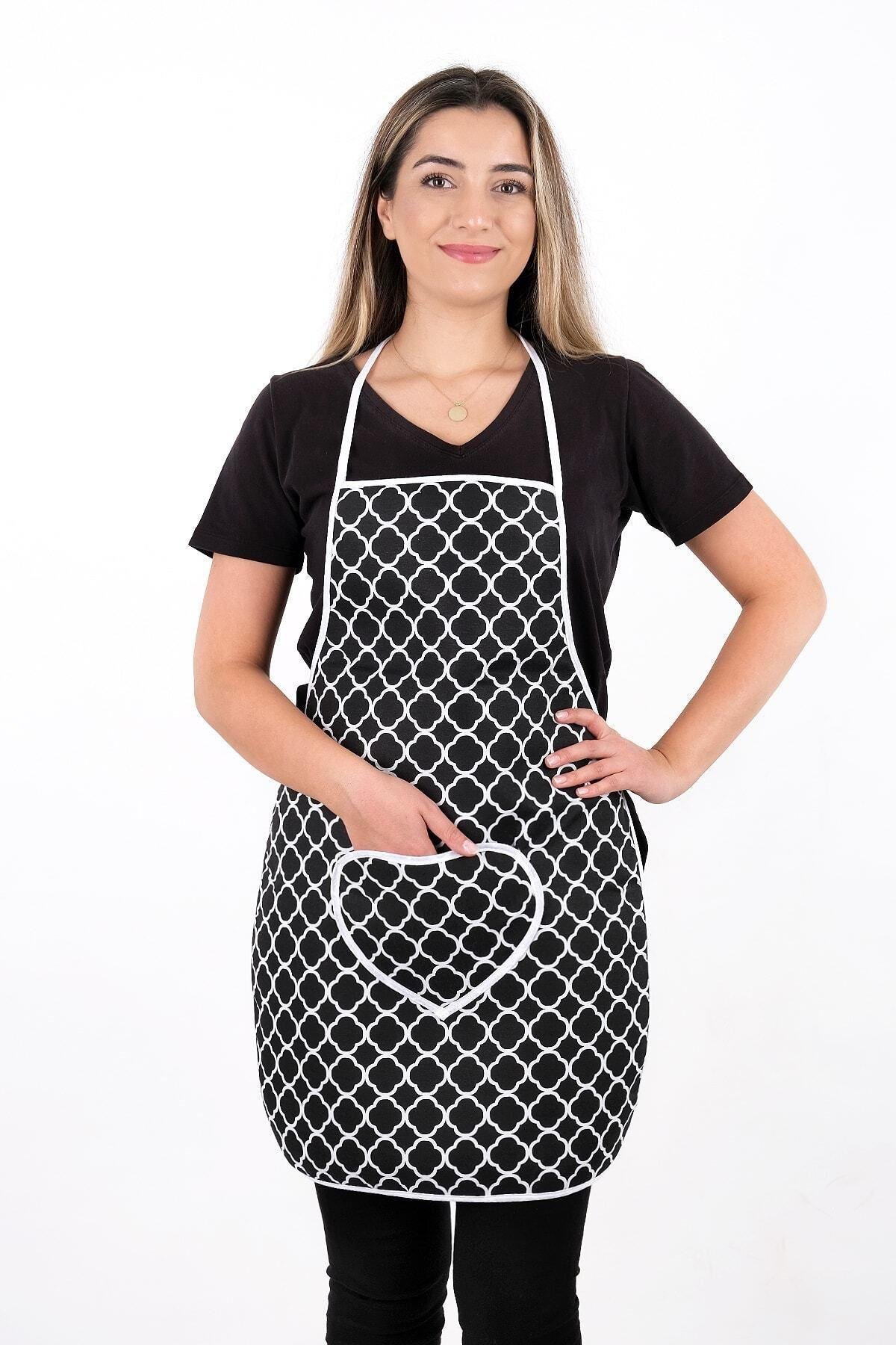 Trendy 3lü Set Sıvı Su Geçirmez Mutfak Önlüğü, Isıya Dayanıklı Fırın Eldiveni Ve Tutacak Takımı